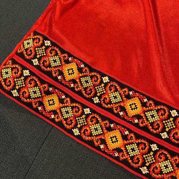 Claudio Nucci red embroidered tunic - Picture 2 of 12